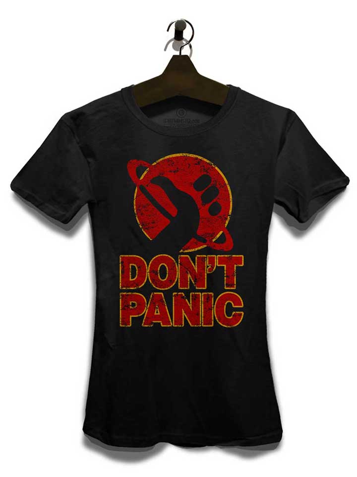 dont-panic-damen-t-shirt schwarz 3