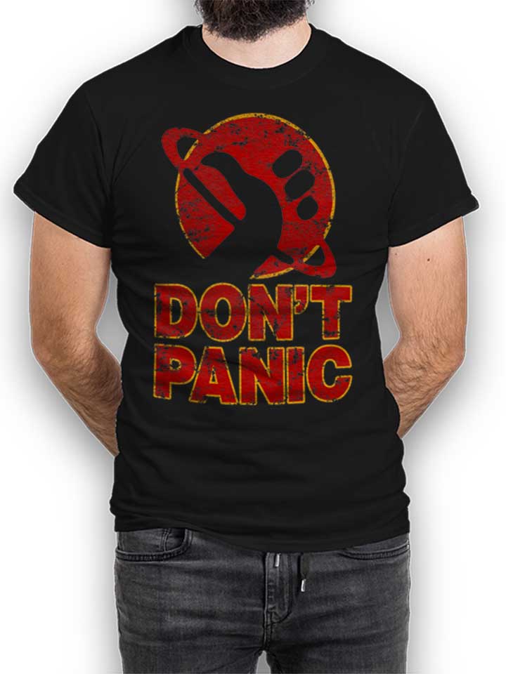 dont-panic-t-shirt schwarz 1