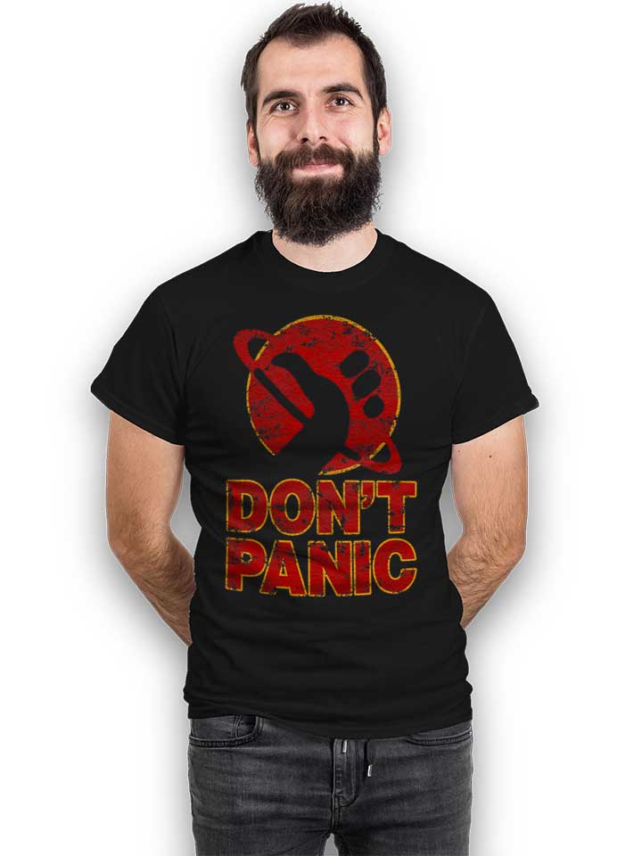 dont-panic-t-shirt schwarz 2