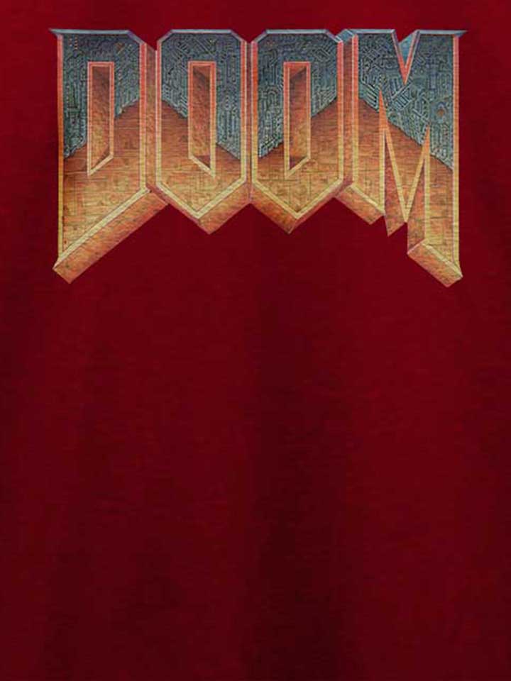 doom-logo-t-shirt bordeaux 4