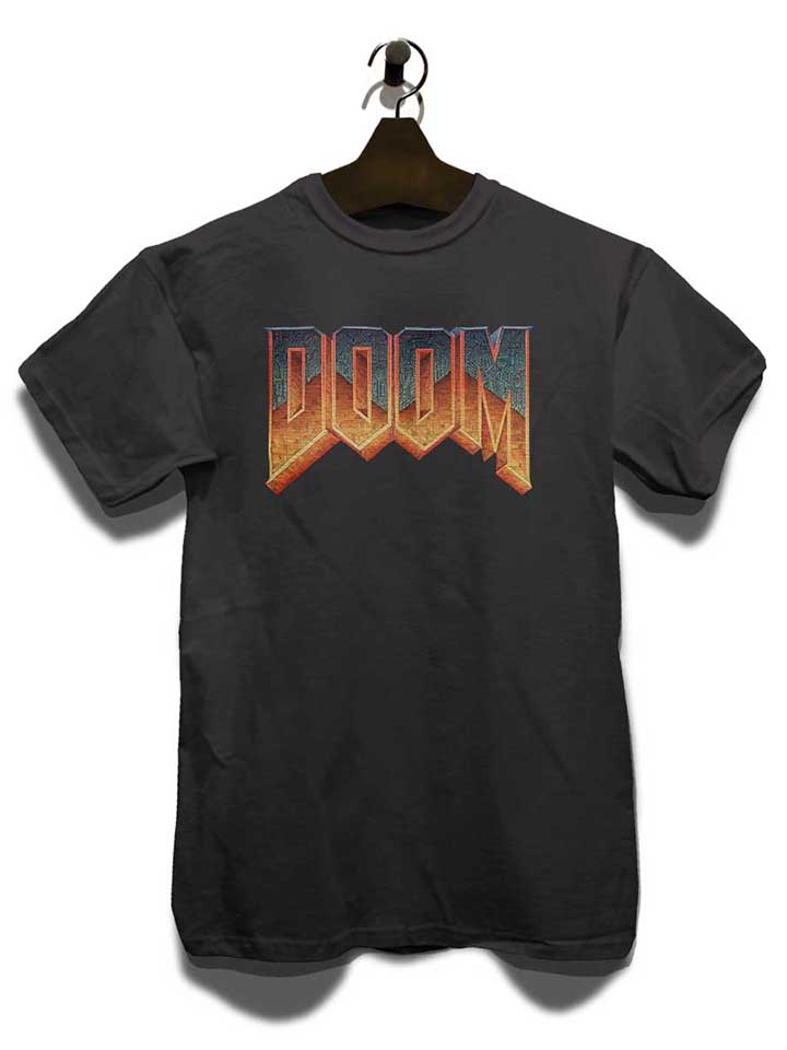 doom-logo-t-shirt dunkelgrau 3