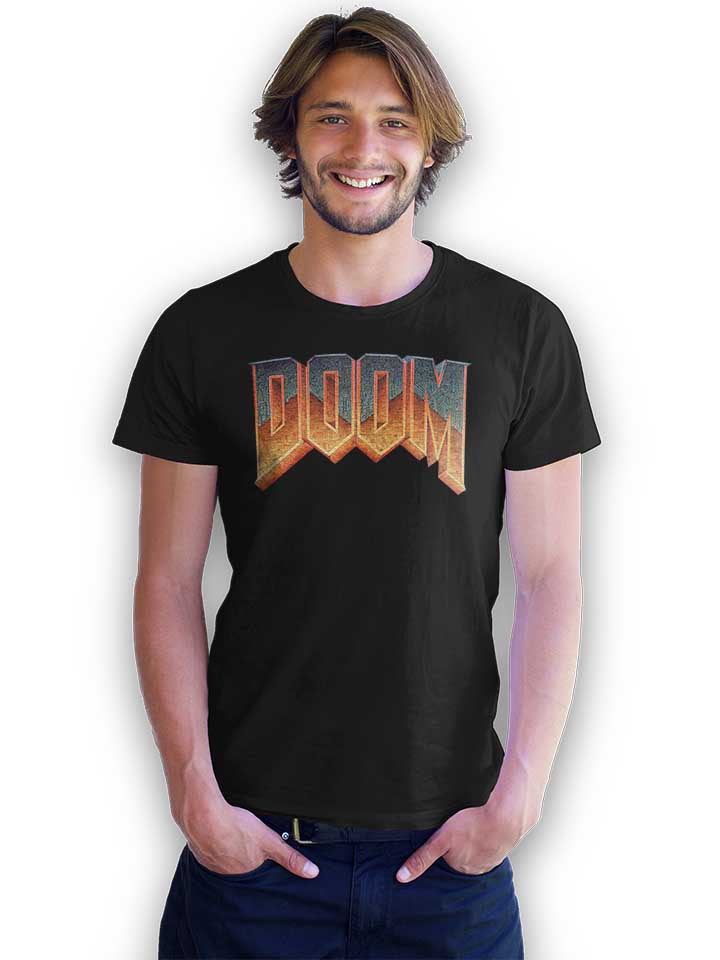 doom-logo-t-shirt schwarz 2