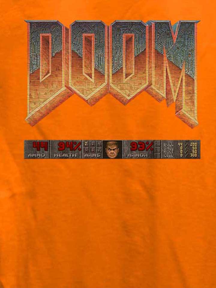 doom-player-logo-damen-t-shirt orange 4