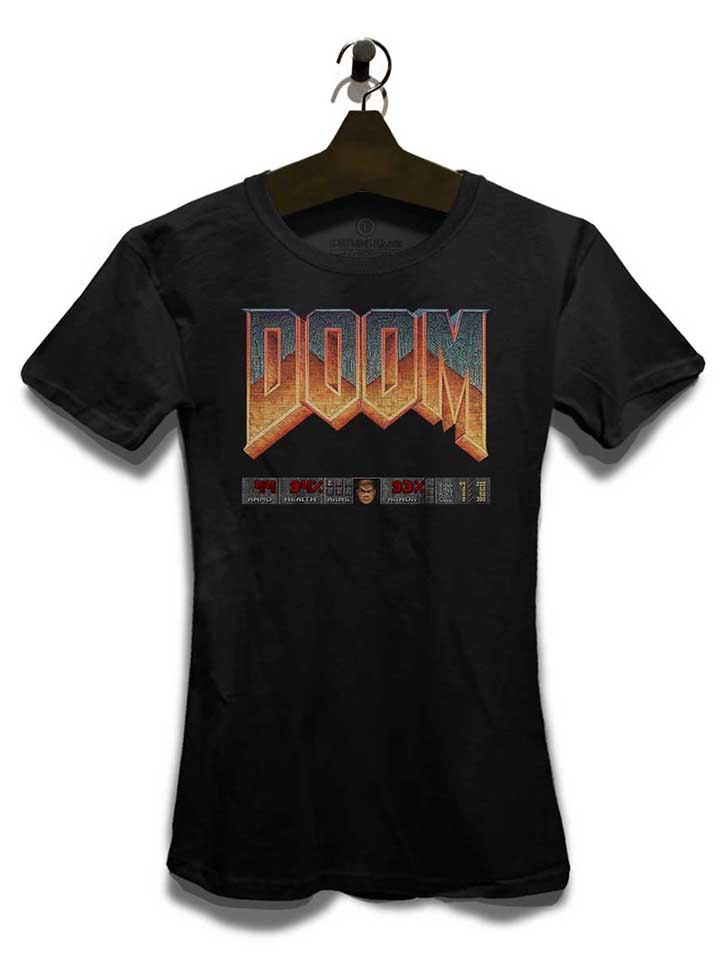 doom-player-logo-damen-t-shirt schwarz 3