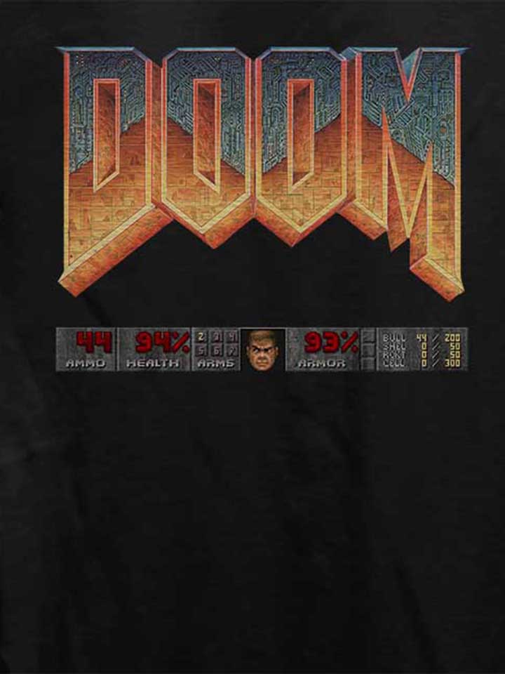 doom-player-logo-damen-t-shirt schwarz 4