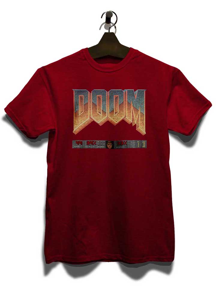 doom-player-logo-t-shirt bordeaux 3