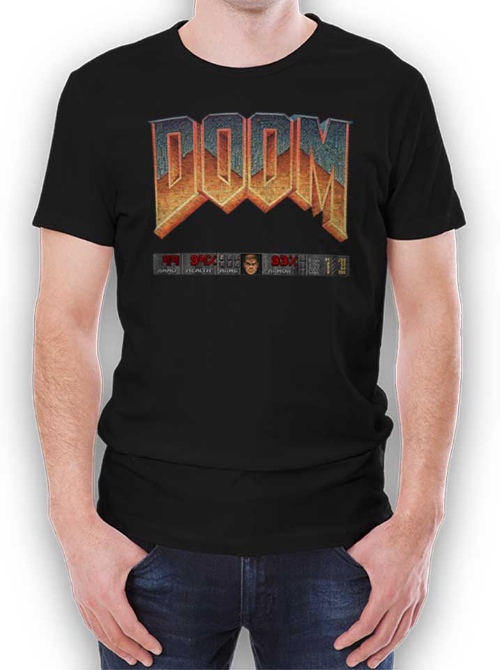 Doom Player Logo T-Shirt black L