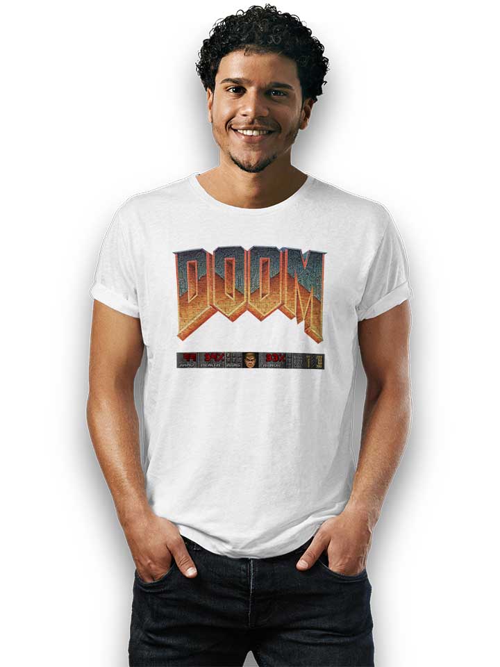doom-player-logo-t-shirt weiss 2