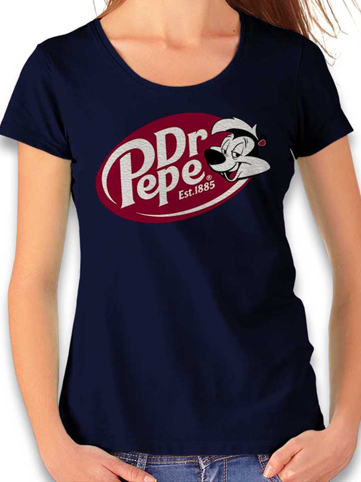 Dr Pepe Damen T-Shirt dunkelblau L