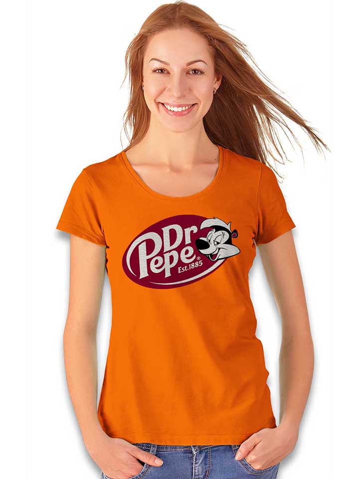 dr-pepe-damen-t-shirt orange 2