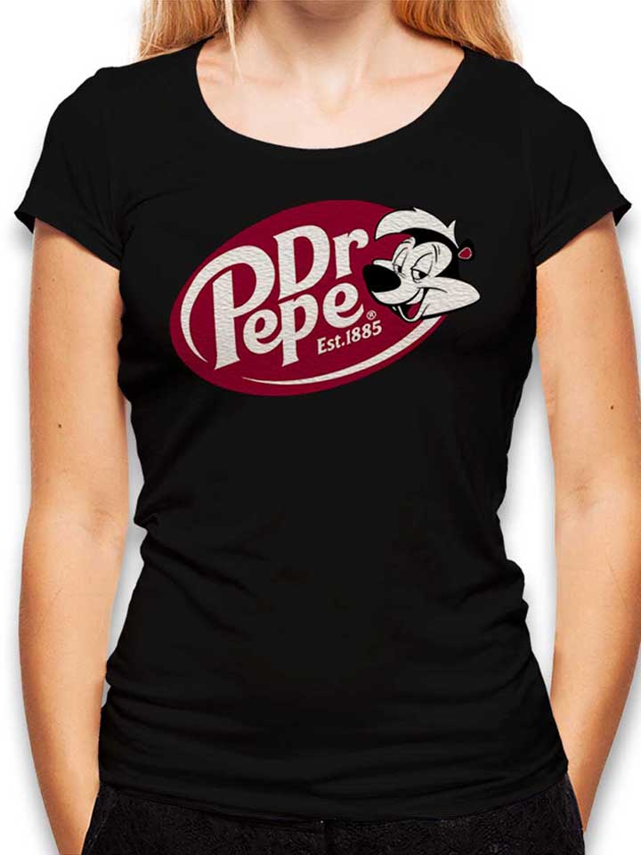 dr-pepe-damen-t-shirt schwarz 1
