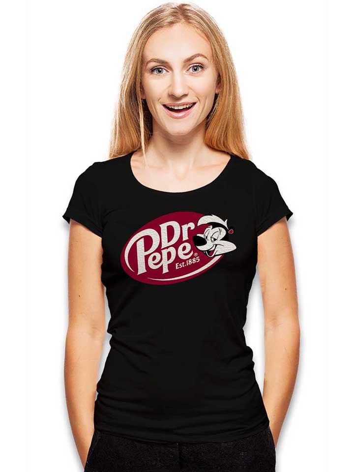 dr-pepe-damen-t-shirt schwarz 2