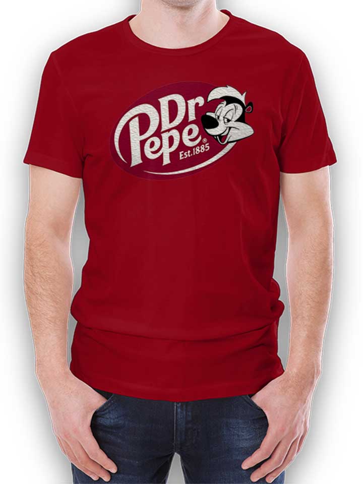 dr-pepe-t-shirt bordeaux 1
