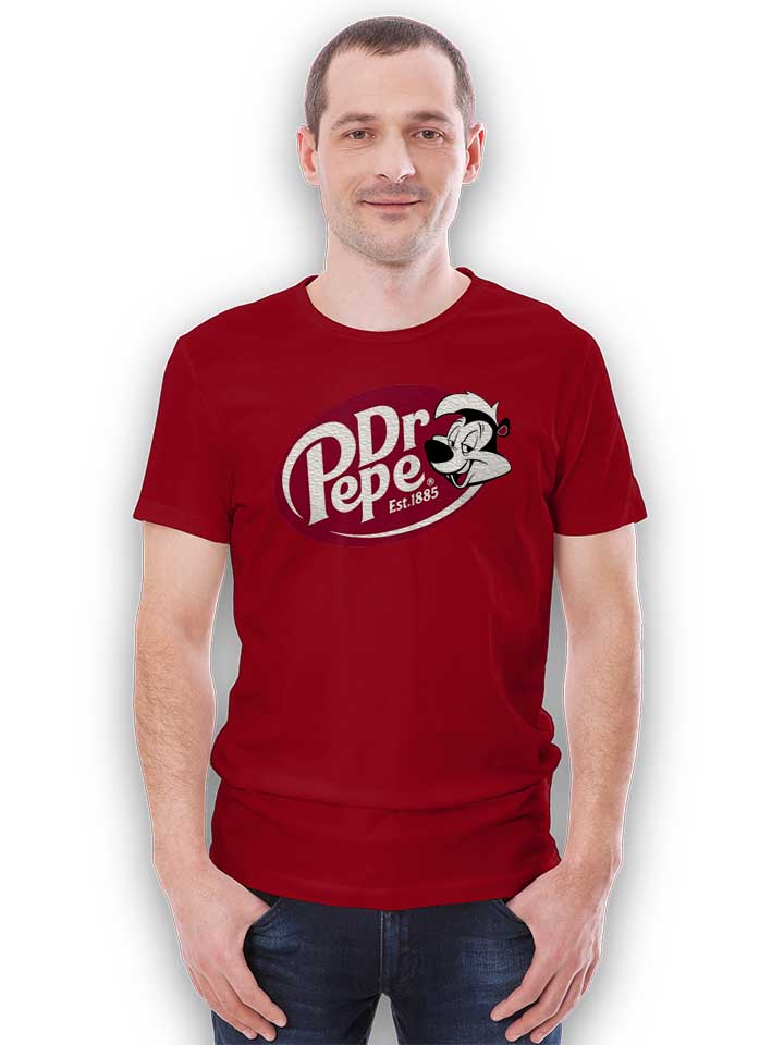 dr-pepe-t-shirt bordeaux 2