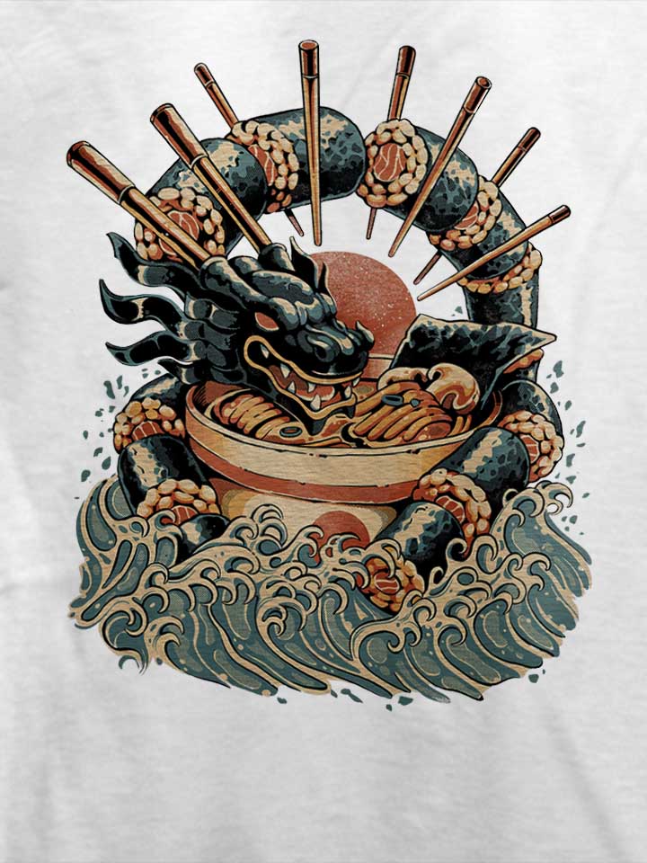 dragon-sushi-t-shirt weiss 4