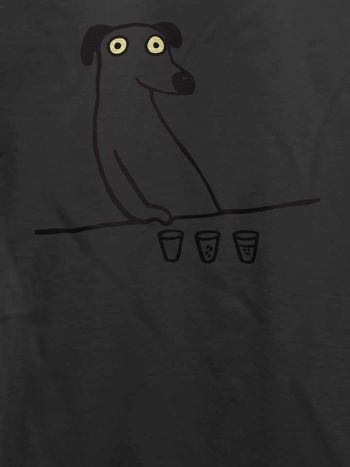 drinking-dog-t-shirt dunkelgrau 4