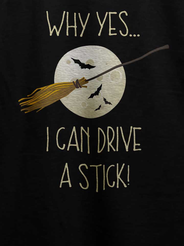 drive-a-stick-t-shirt schwarz 4