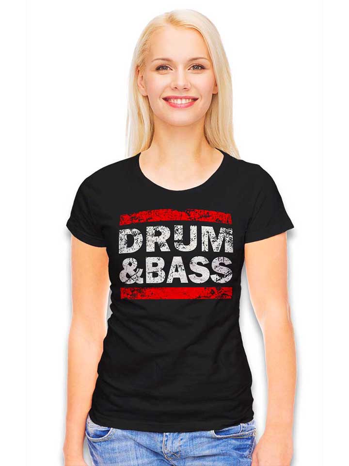 drum-n-bass-damen-t-shirt schwarz 2