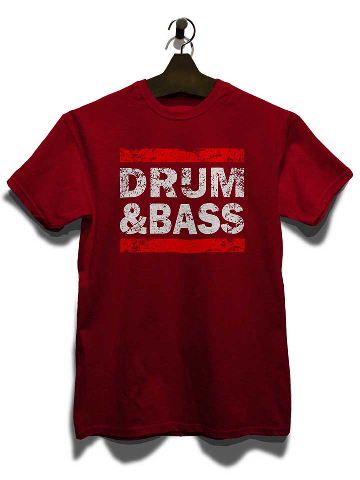 drum-n-bass-t-shirt bordeaux 3