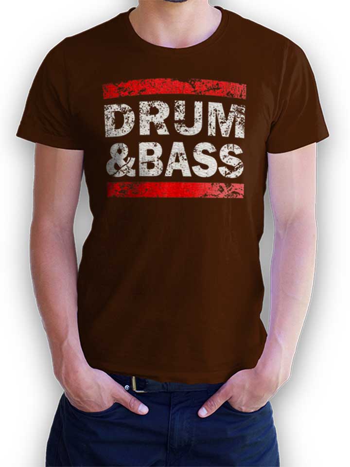 Drum N Bass T-Shirt brown L
