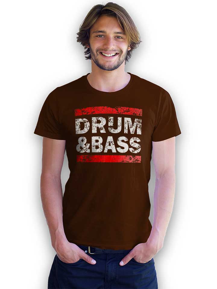 drum-n-bass-t-shirt braun 2