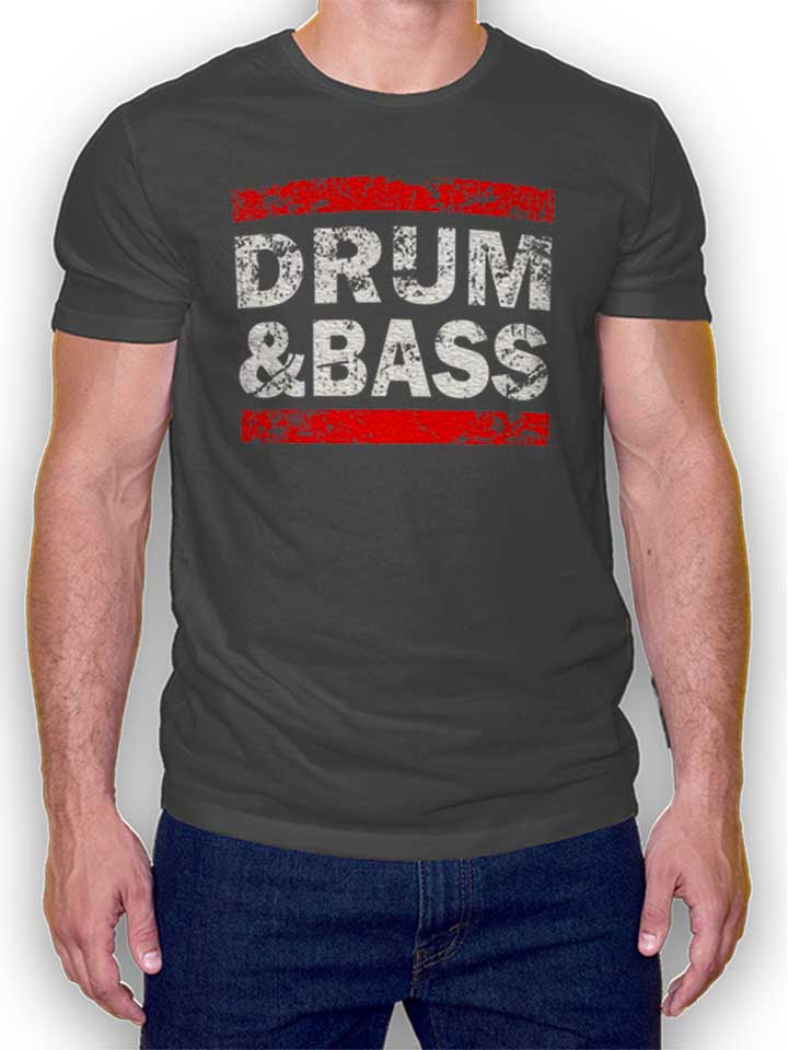 Drum N Bass T-Shirt dunkelgrau L