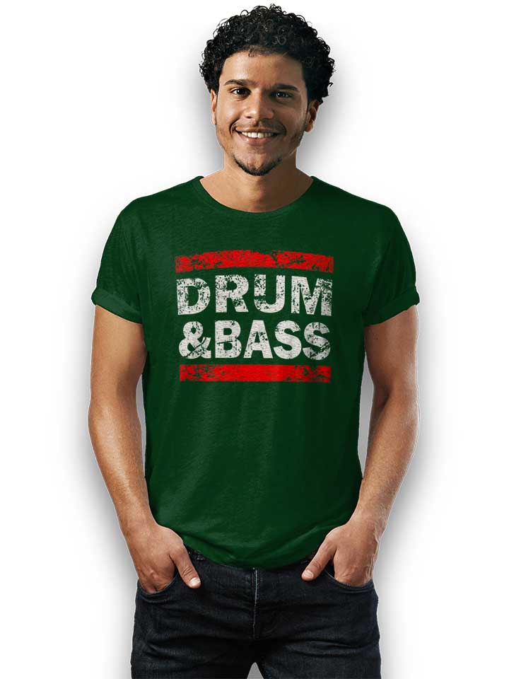 drum-n-bass-t-shirt dunkelgruen 2