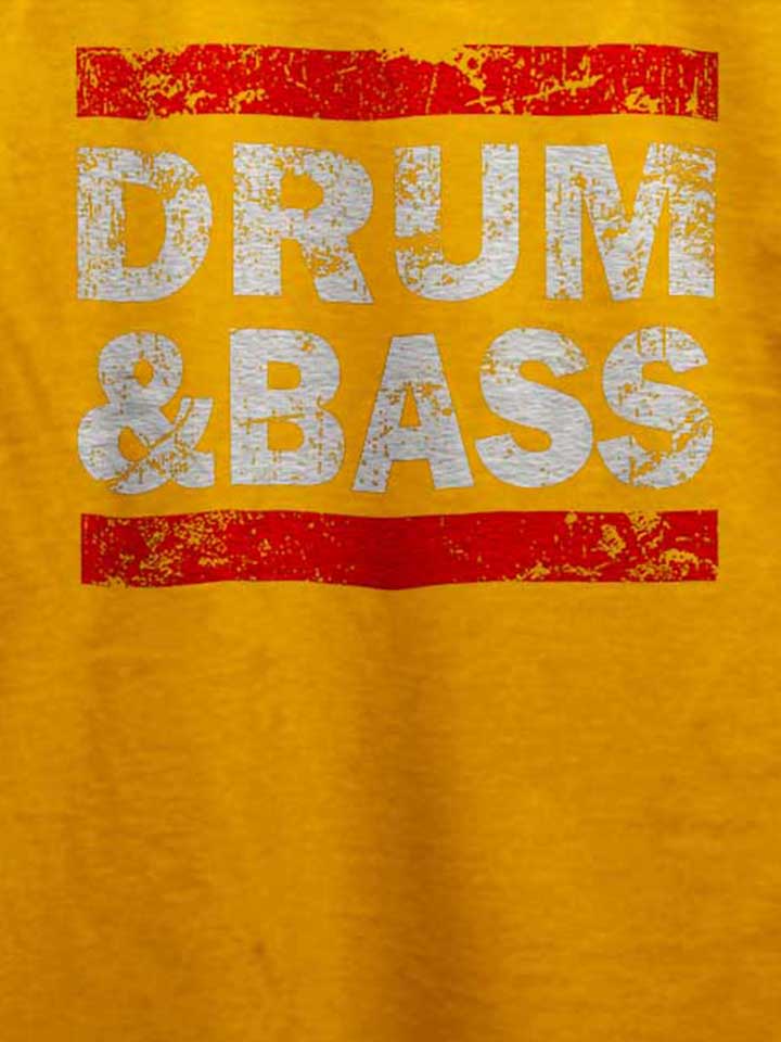 drum-n-bass-t-shirt gelb 4