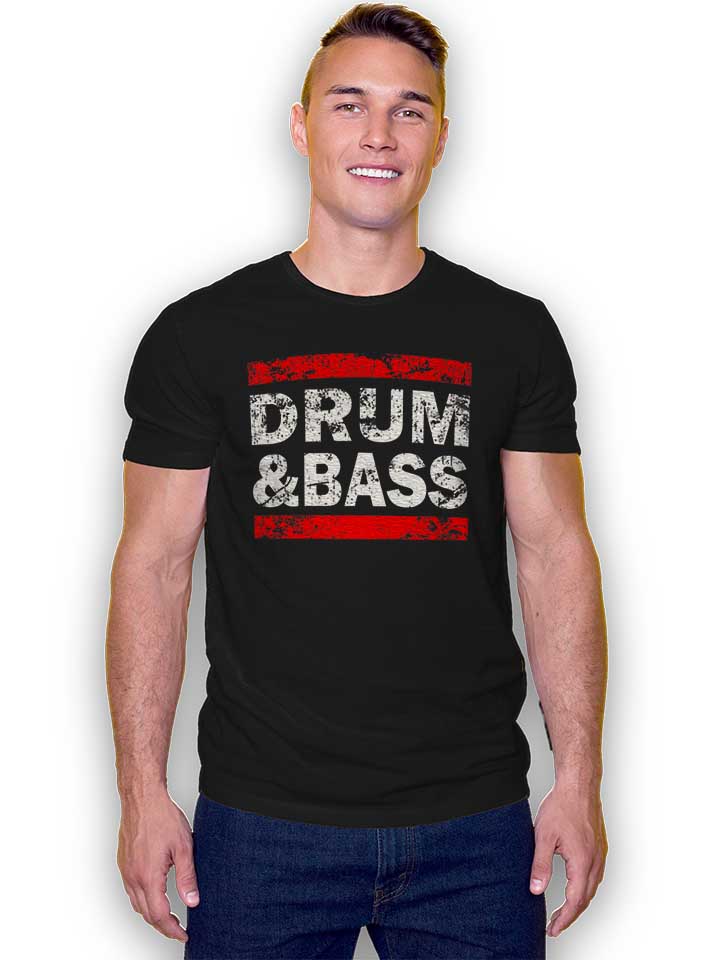 drum-n-bass-t-shirt schwarz 2