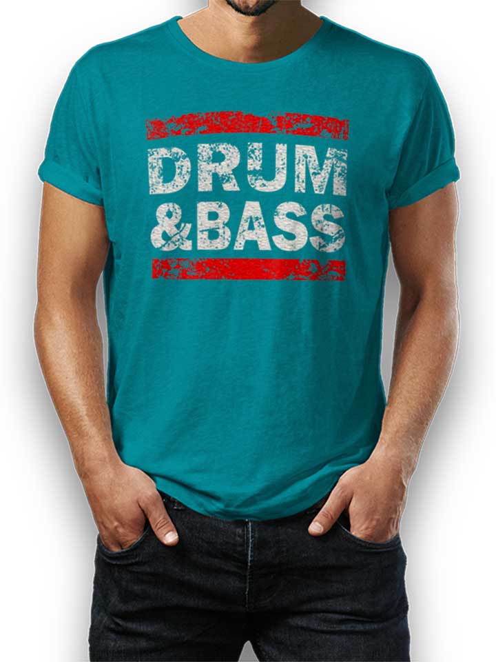 Drum N Bass T-Shirt tuerkis L