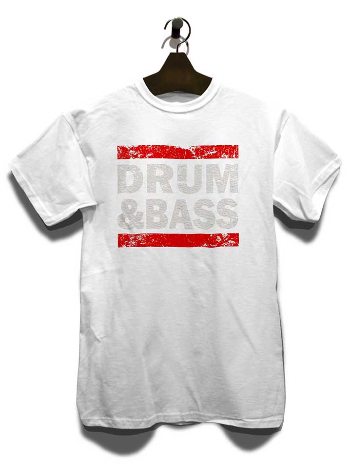 drum-n-bass-t-shirt weiss 3