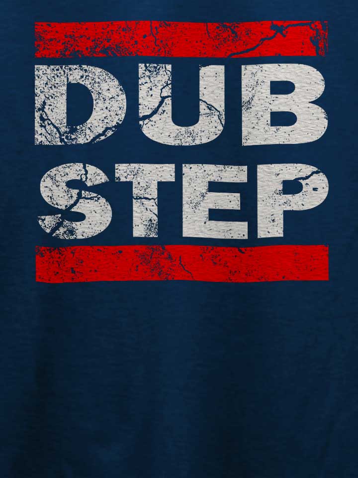 dub-step-vintage-t-shirt dunkelblau 4