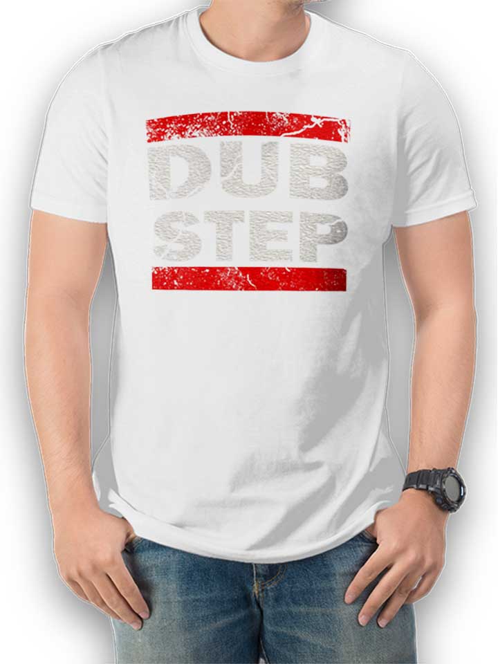 dub-step-vintage-t-shirt weiss 1