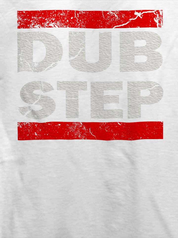 dub-step-vintage-t-shirt weiss 4