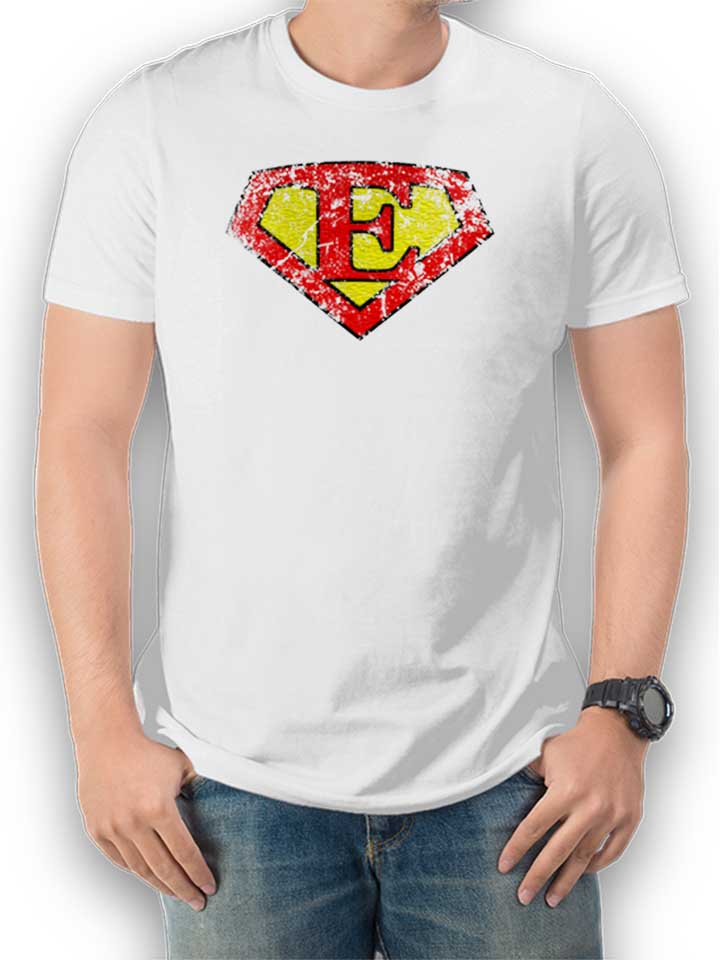 e-buchstabe-logo-vintage-t-shirt weiss 1