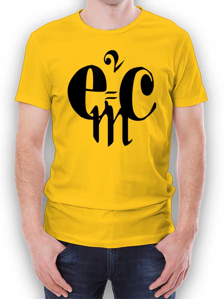 E Mc2 T-Shirt gelb L