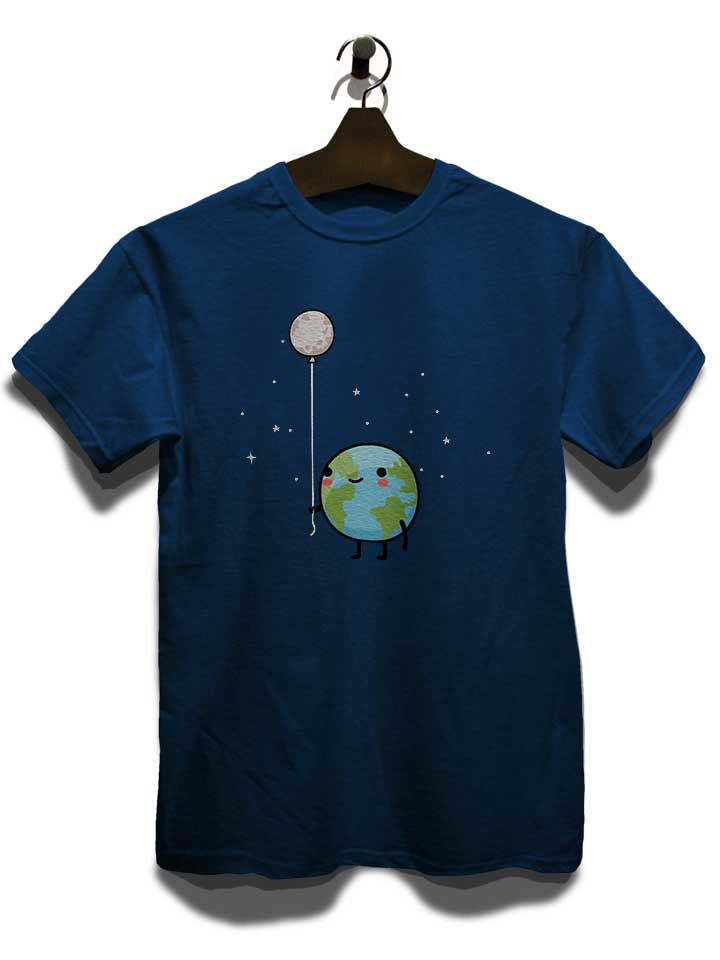 earth-moon-balloon-t-shirt dunkelblau 3