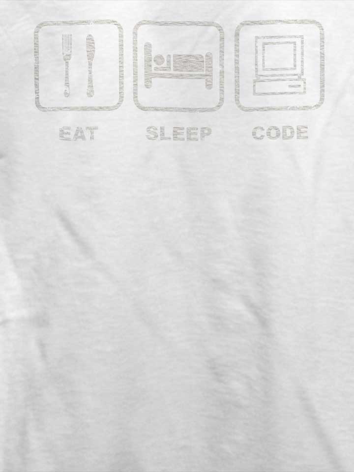 eat-sleep-code-vintage-t-shirt weiss 4