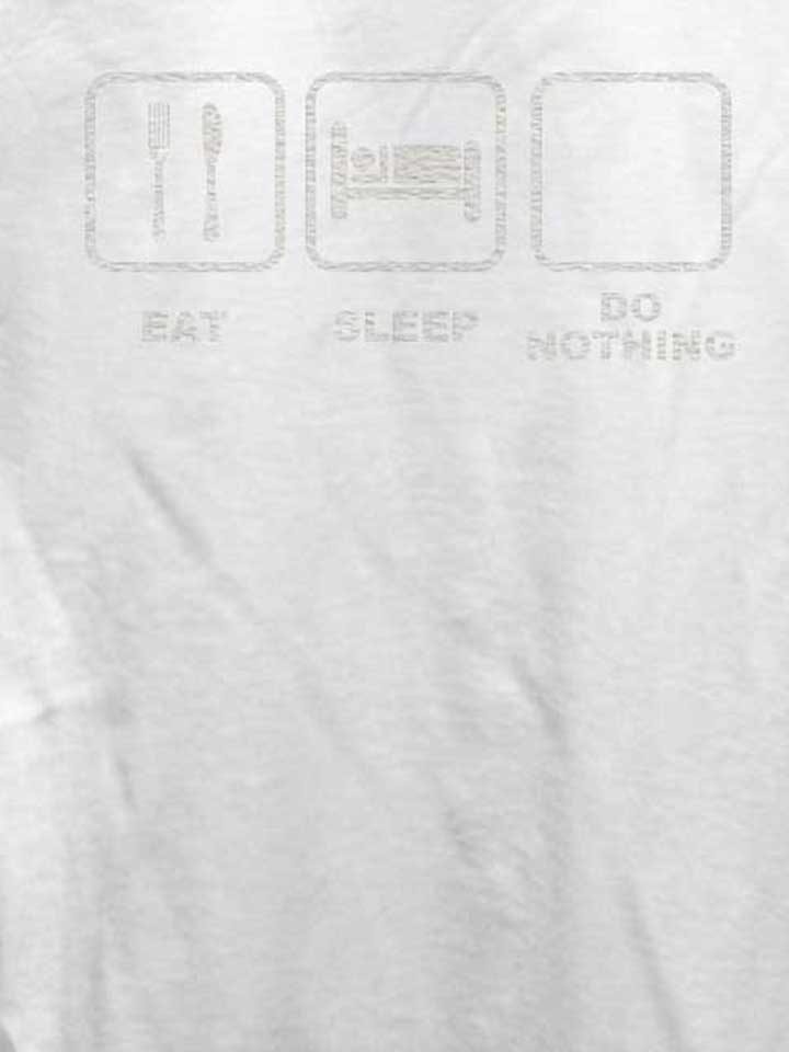 eat-sleep-do-nothing-vintage-damen-t-shirt weiss 4