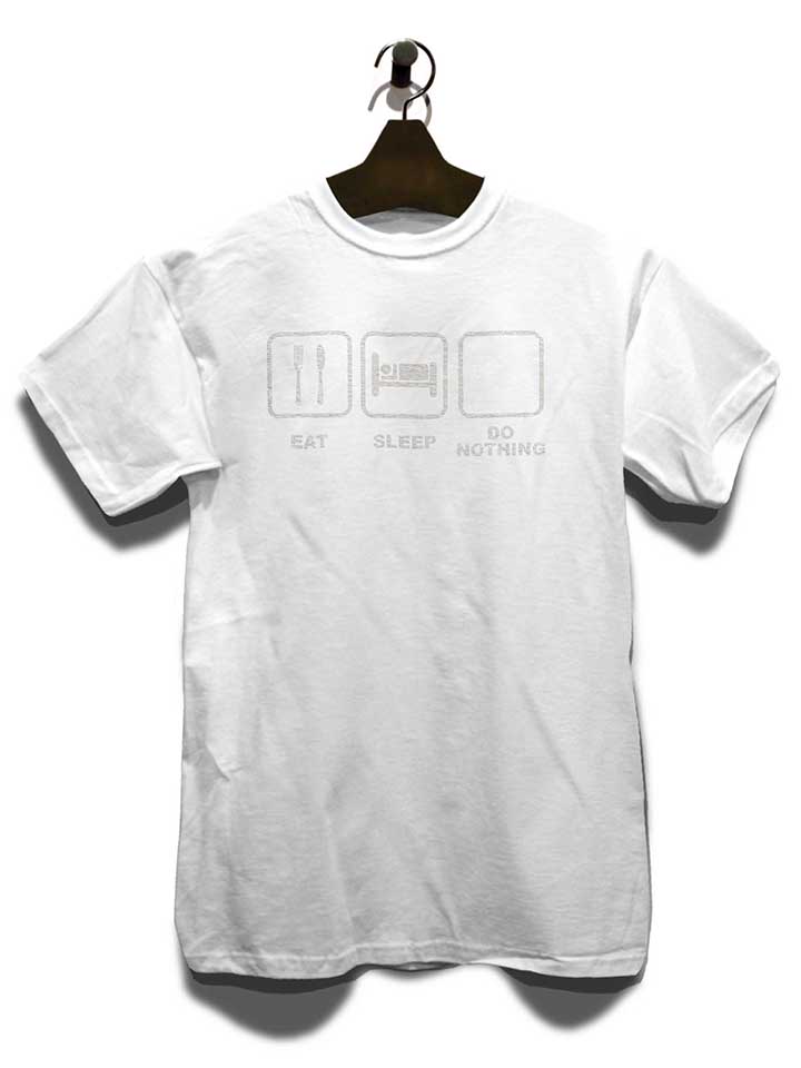 eat-sleep-do-nothing-vintage-t-shirt weiss 3