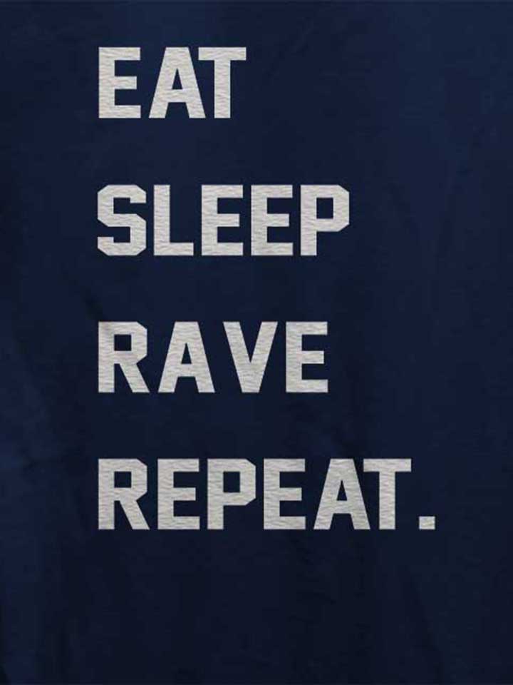 eat-sleep-rave-repeat-2-damen-t-shirt dunkelblau 4