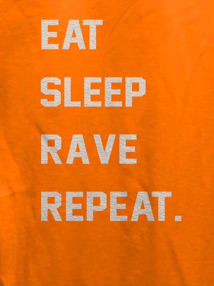 eat-sleep-rave-repeat-2-damen-t-shirt orange 4