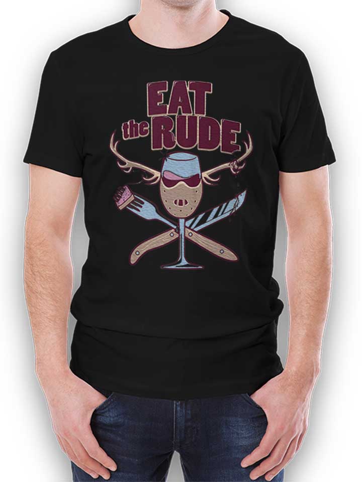 Eat The Rude T-Shirt schwarz L