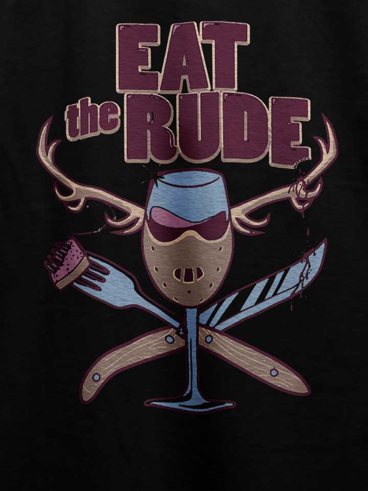 eat-the-rude-t-shirt schwarz 4