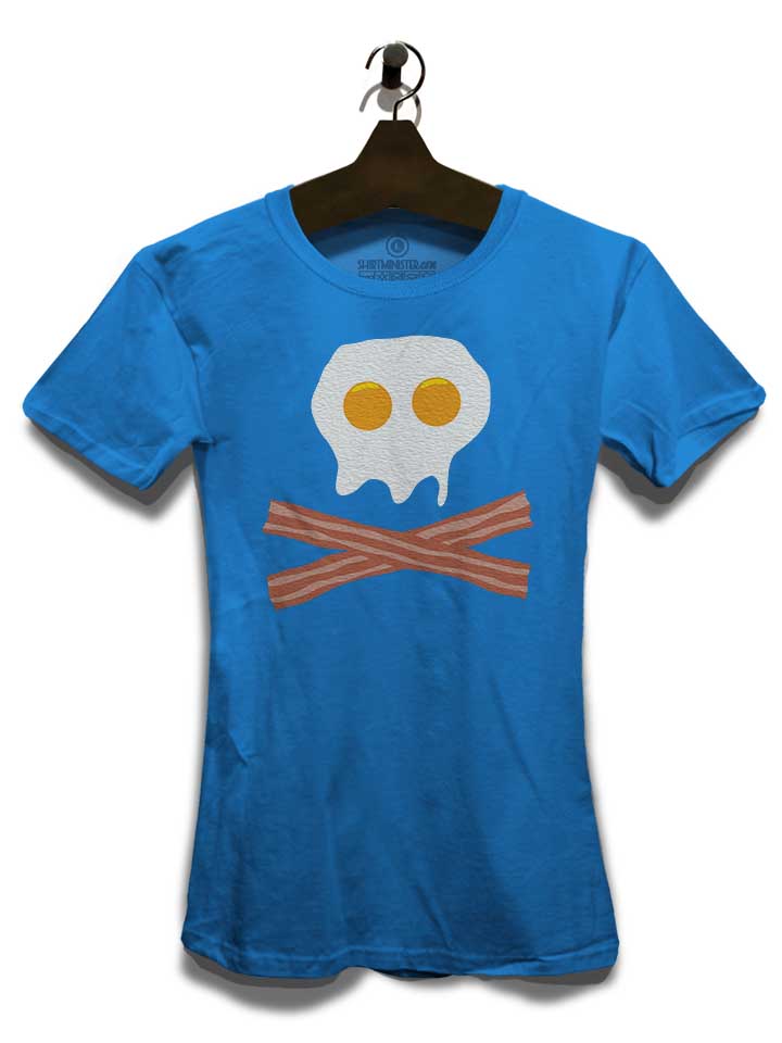eggs-bacon-skull-damen-t-shirt royal 3