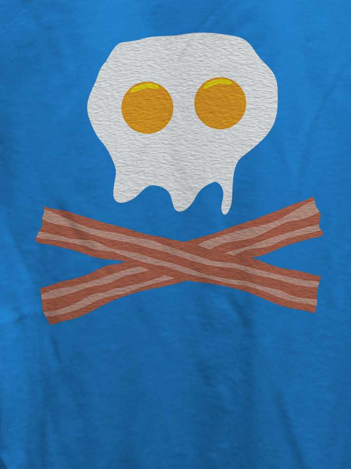 eggs-bacon-skull-damen-t-shirt royal 4