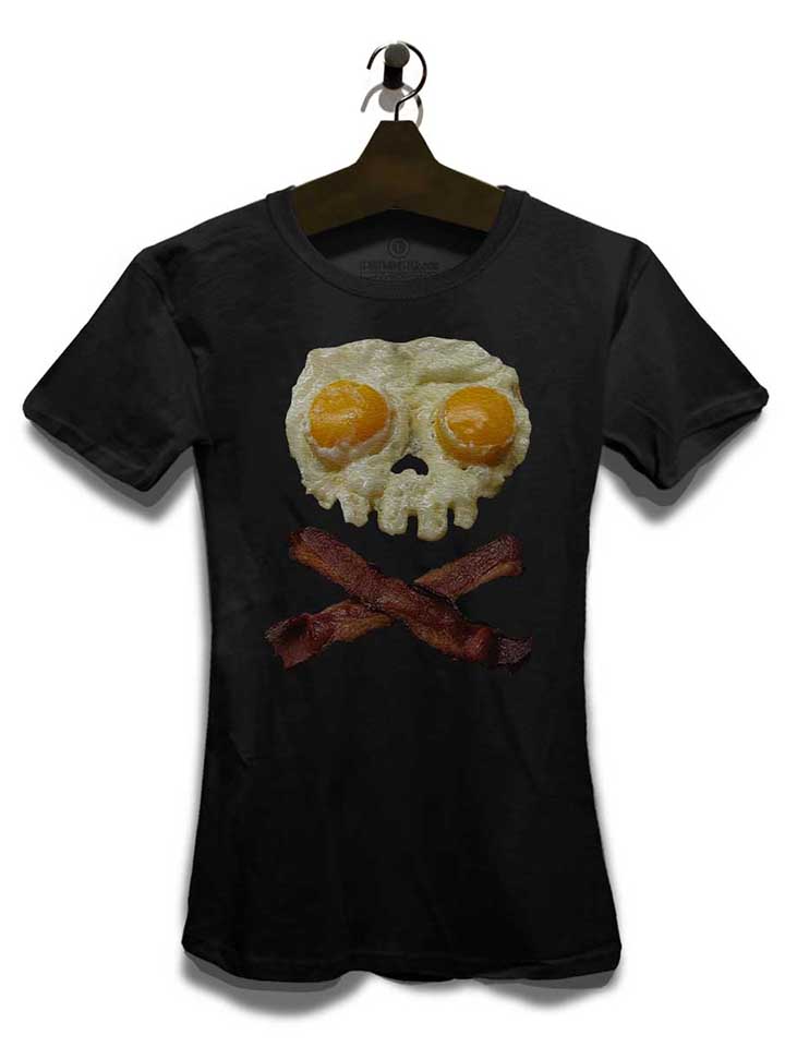 eggs-n-bacon-skull-damen-t-shirt schwarz 3