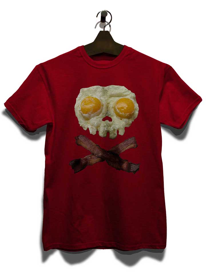 eggs-n-bacon-skull-t-shirt bordeaux 3