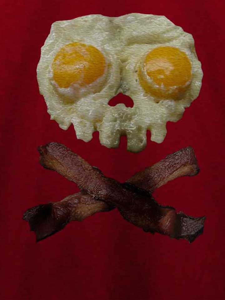 eggs-n-bacon-skull-t-shirt bordeaux 4