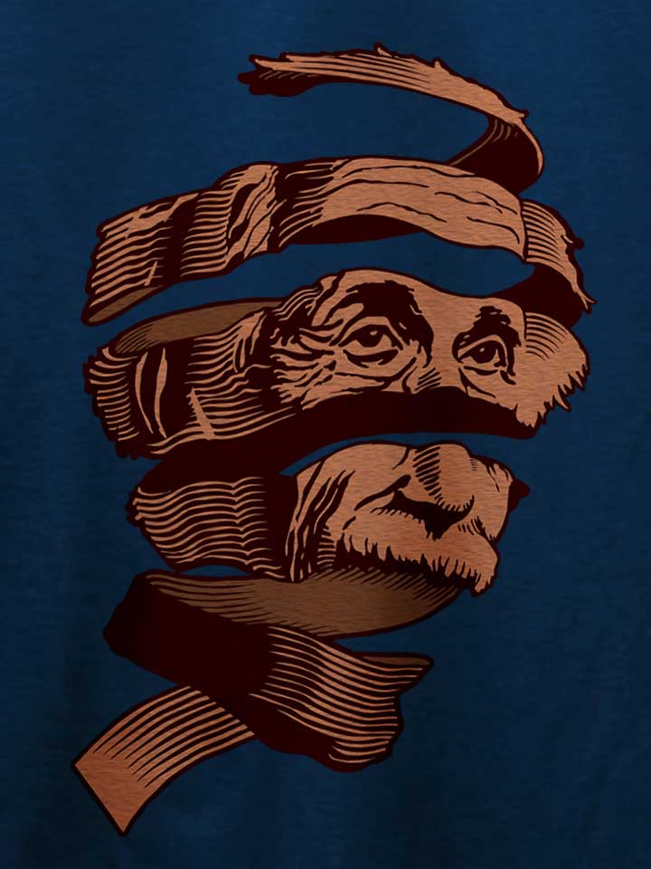 einstein-art-t-shirt dunkelblau 4